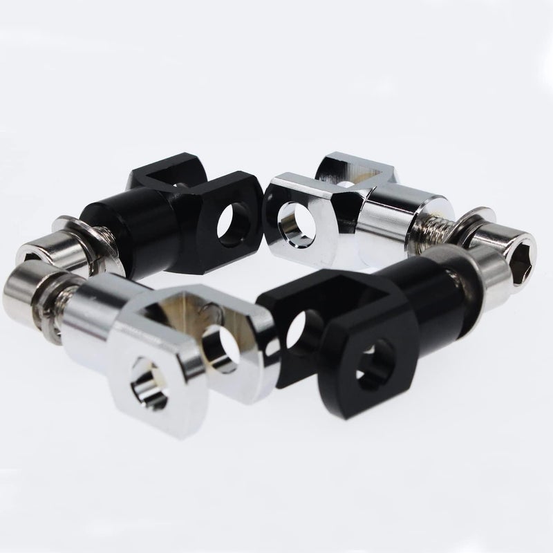amavoler Motorcycle Foot Pegs Mount Supports Footrest Mounting Clevis Hardware Kit for Softail FXST Low Rider Sport Glide Dyna FXR FX(chrome) - Image 5